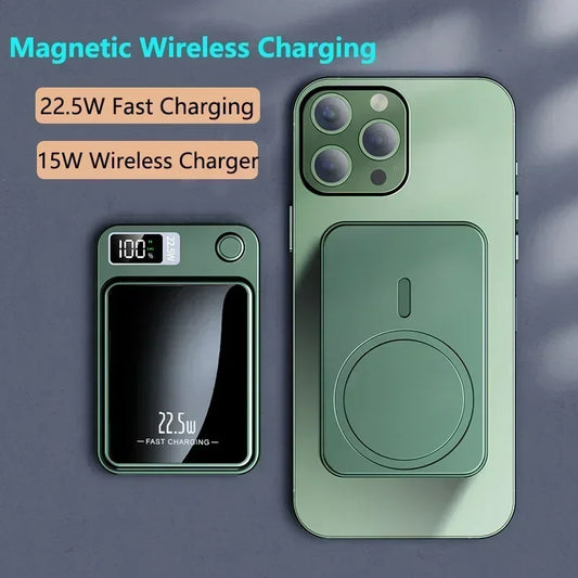 20000mAh Magnetic Qi Wireless Charger Power Bank