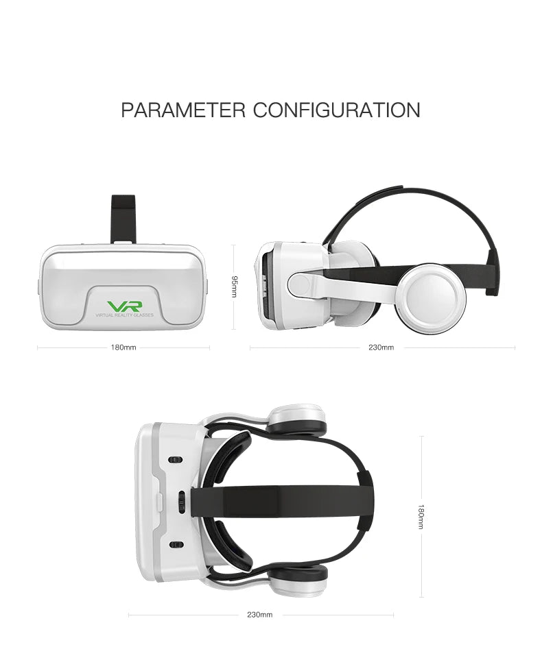 3D Device Helmet Goggles Lenses For Smartphone Smart Phone With Game Controller