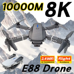 KBDFA 2025 E88 Professional Wide Angle RC Dron HD