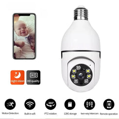 2.4G E27 Light Bulb Wifi Camera Night Version