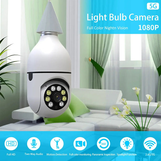 2.4G E27 Light Bulb Wifi Camera Night Version