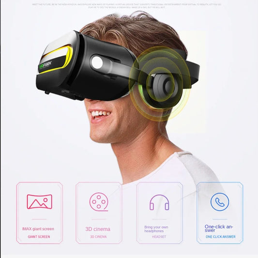 3D VR Smart Virtual Reality Glasses with Headset Helmet